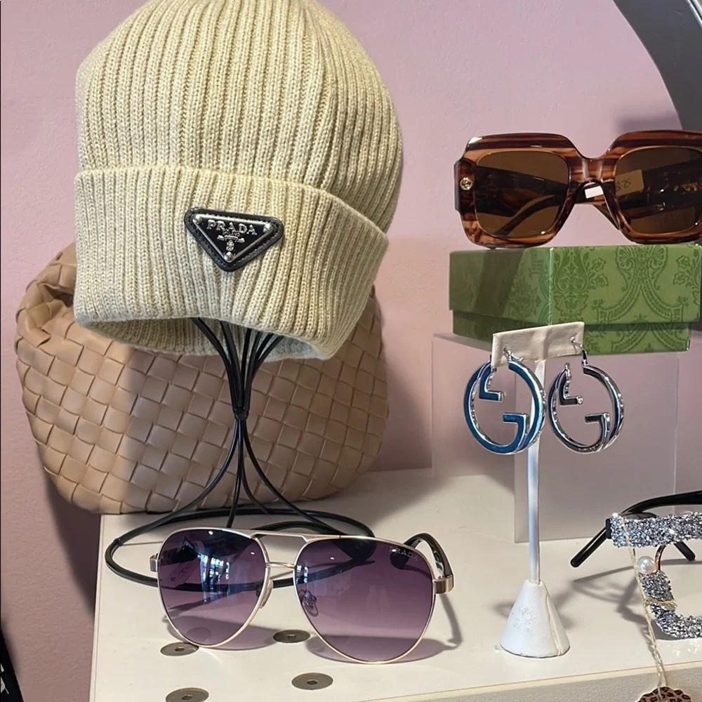 Gold frame aviators Sunglasse‎